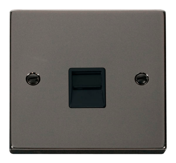 Click VPBN120BK Socket Tel Master Sgl BN