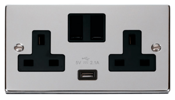 Click VPCH770BK Socket 2G Swd & USB 13A