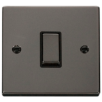 Click VPBN411BK Plateswitch 1G 2W 10A BN