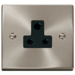 Click VPSC038BK Socket 1G Unswd 5A SC