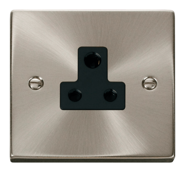 Click VPSC038BK Socket 1G Unswd 5A SC