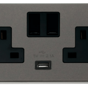 Click VPBN770BK Socket 2G Swd & USB 13A