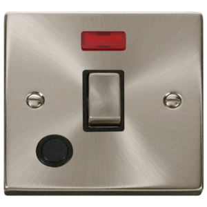 Click VPSC523BK Switch+F/O Neon DP 20A
