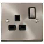 Click VPSC535BK Socket DP 1G Swd 13A