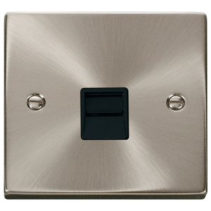 Click VPSC120BK Socket Tel Master Sgl SC