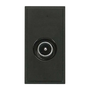 Click MM415BK Socket CoAx Male Blk