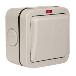 BG WP12 IP66 Switch 1 Gang 2 Way 20A