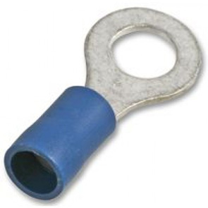 Unicrimp QBR5 Term Ring 5mm Blu Pk=100