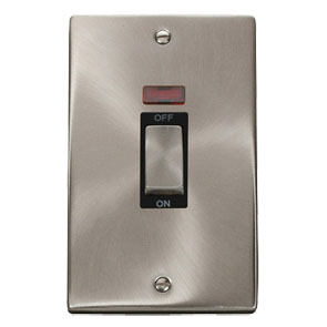 Click VPSC503BK Switch 2 Gang DP 45A