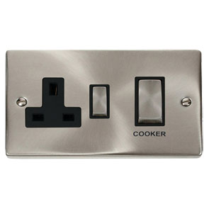 Click VPSC504BK Switch & 13A Socket 45A