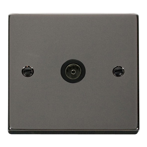 Click VPBN065BK Socket CoAx Single BN