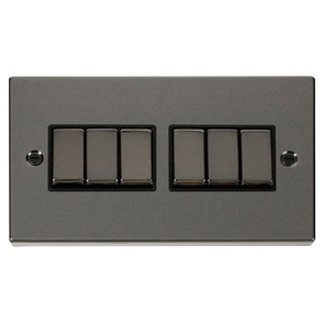 Click VPBN416BK Plateswitch 6G 2W 10A BN