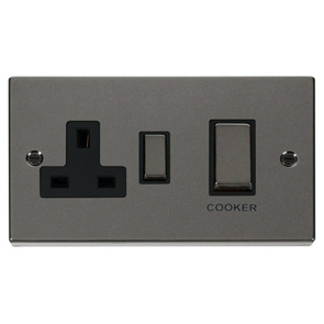 Click VPBN504BK Switch & 13A Socket 45A