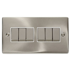 Click VPSC416WH Plateswitch 6G 2W 10A SC