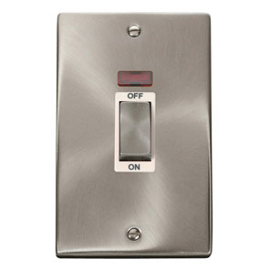 Click VPSC503WH Switch 2 Gang DP 45A