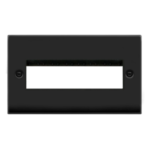 Click VPMB426BK Frontplate 2G 6 Aperture