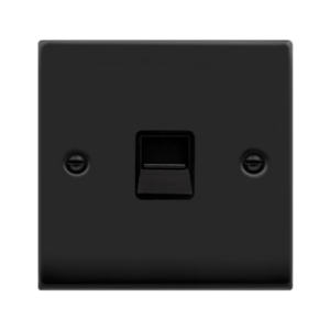 Click VPMB125BK Socket Tel Master Sgl MB