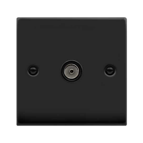Click VPMB065BK Socket CoAx Single MB