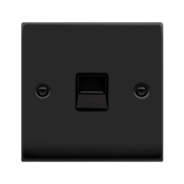 Click VPMB120BK Socket Tel Master Sgl MB